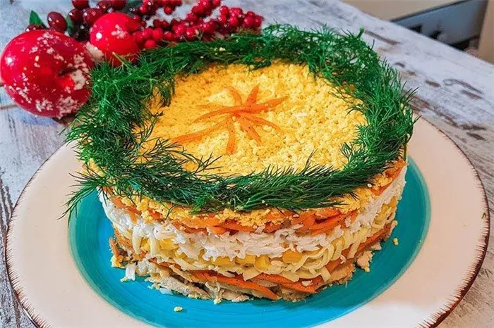 Салат с курицей и морковью по-корейски - классический рецепт