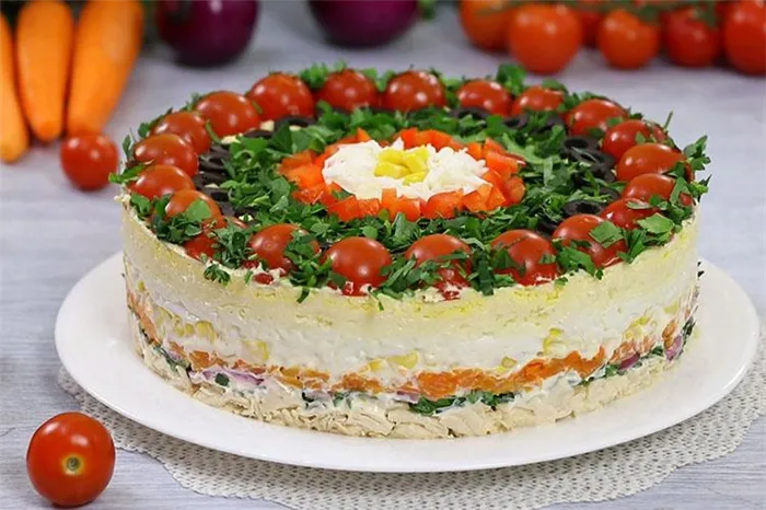 10 рецептов вкусного салата с корейской морковью и курицей