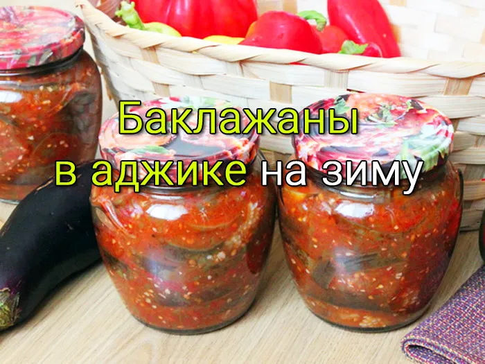 Баклажаны в аджике рецепт