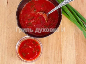 соус из томатной пасты