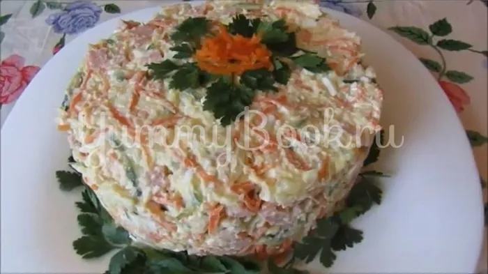 Салат с ветчиной и морковью по-корейски - шаг 4