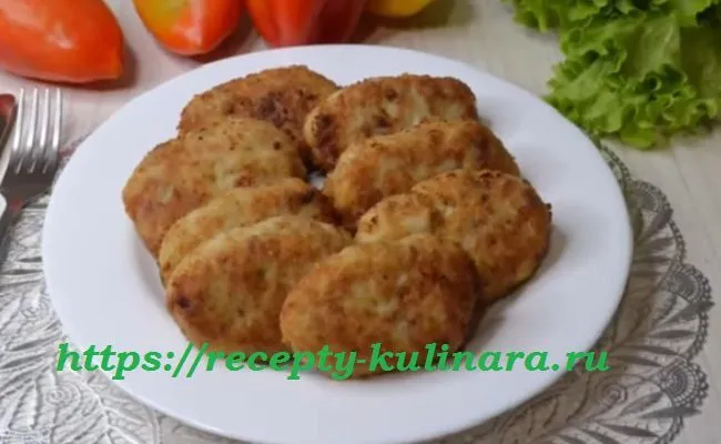 Рыбные котлеты из минтая