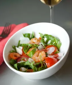 shrimp-arugula-salad