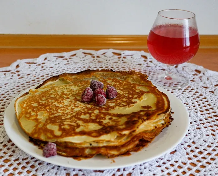 Вкусные тонкие блины на сливках 10% жирности — просто!