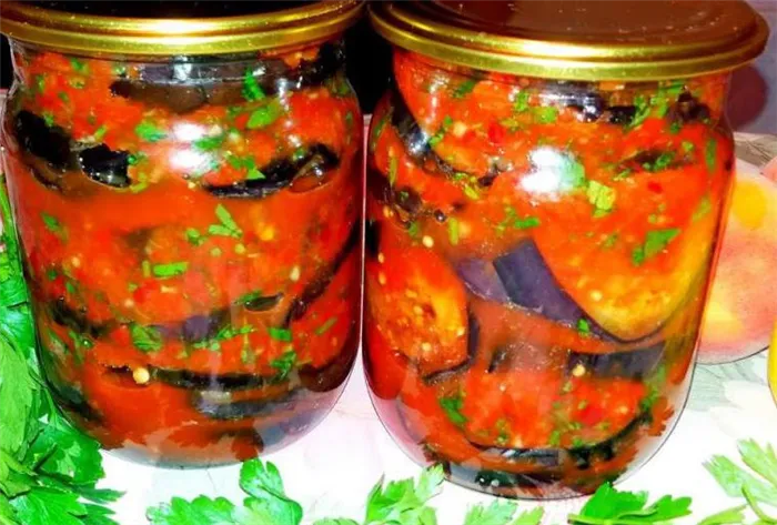 баклажаны острые